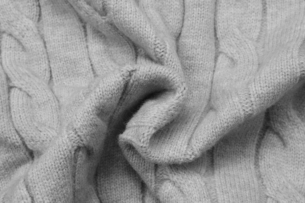 Test2-Ralph Lauren Cable-Knit Quarter-Zip Sweater — fabric
