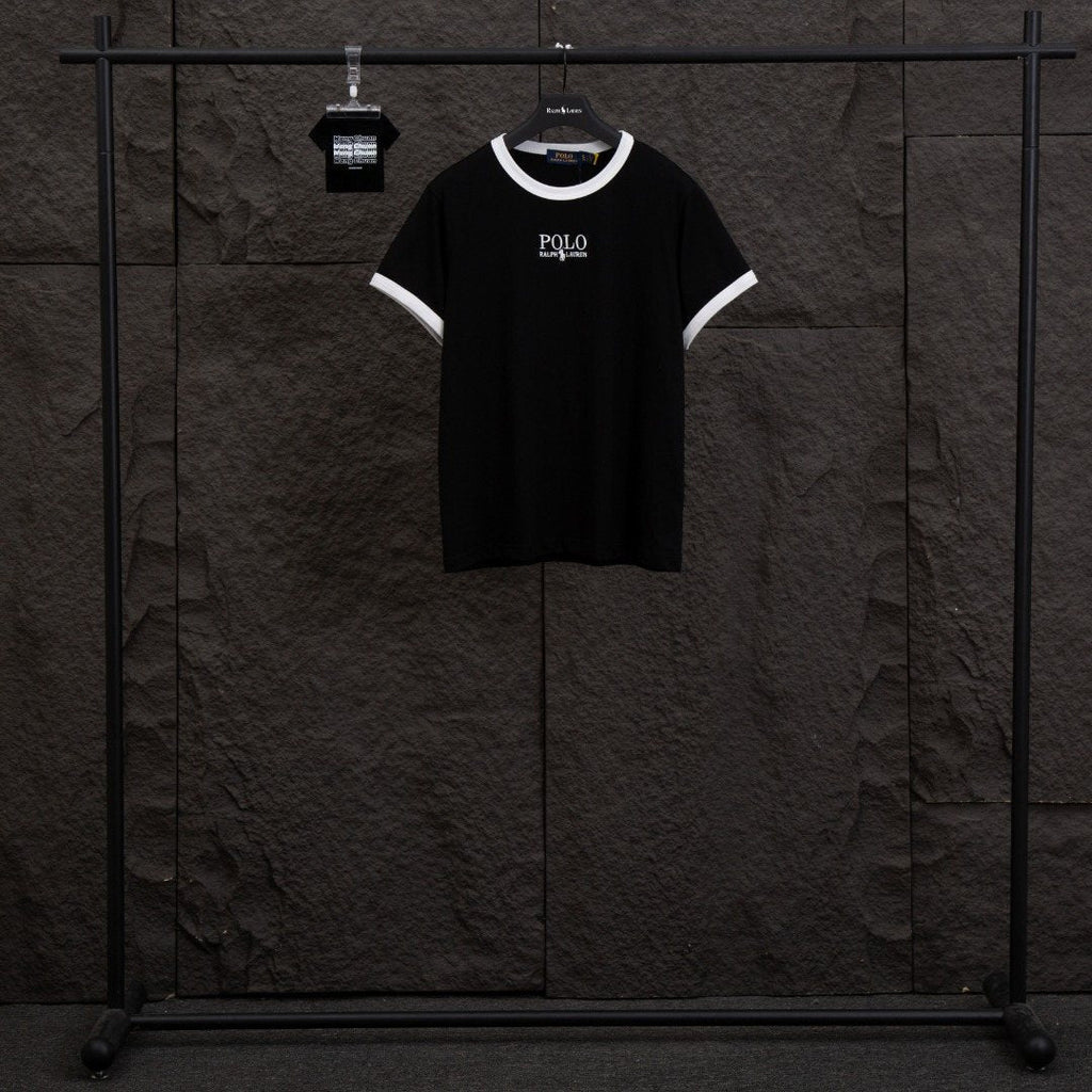 Test2-Ralph Lauren Contrast-Trim Logo T-Shirt — front