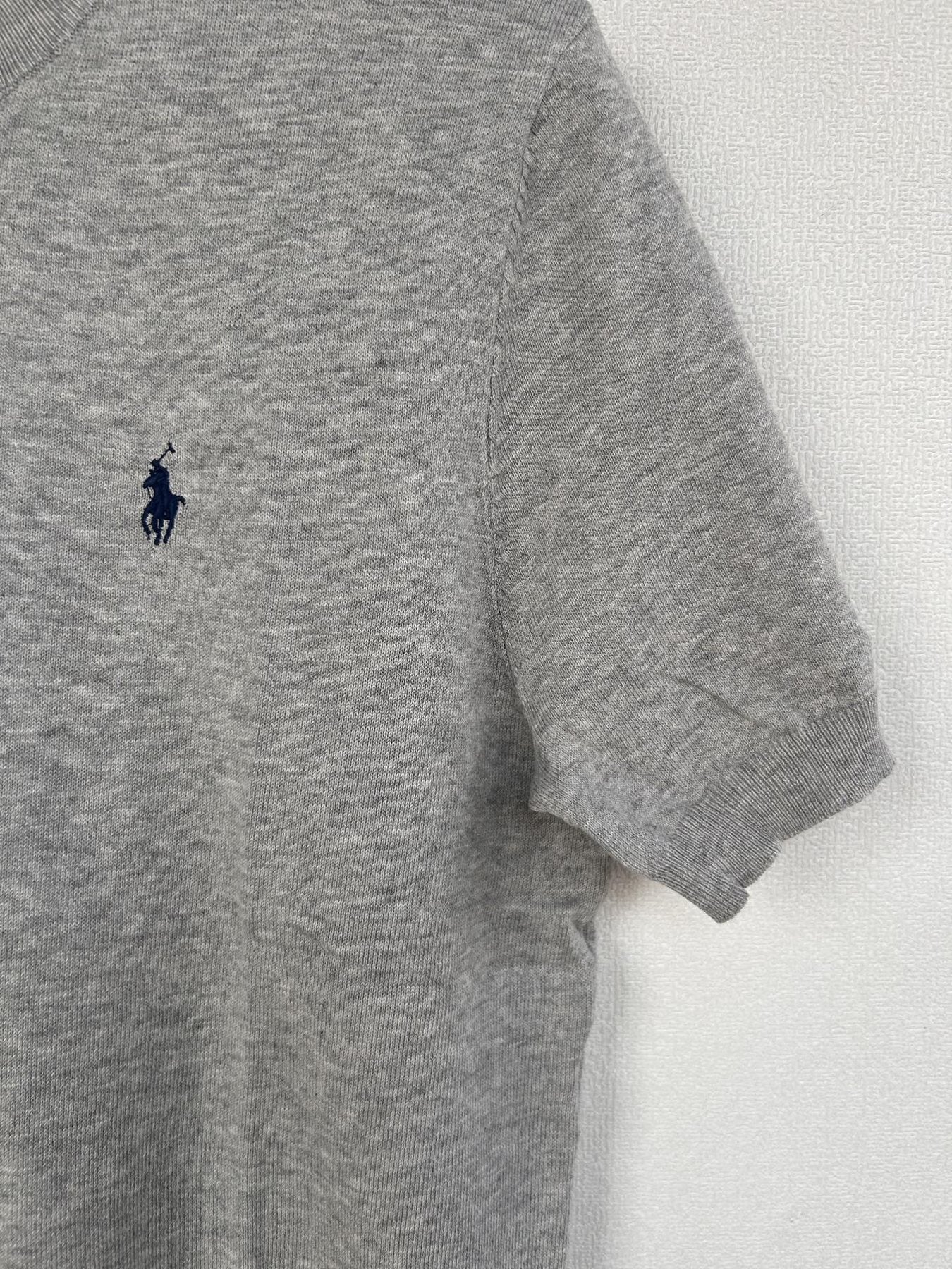 Test2-Ralph Lauren Lightweight Short-Sleeve Knit Top — detail