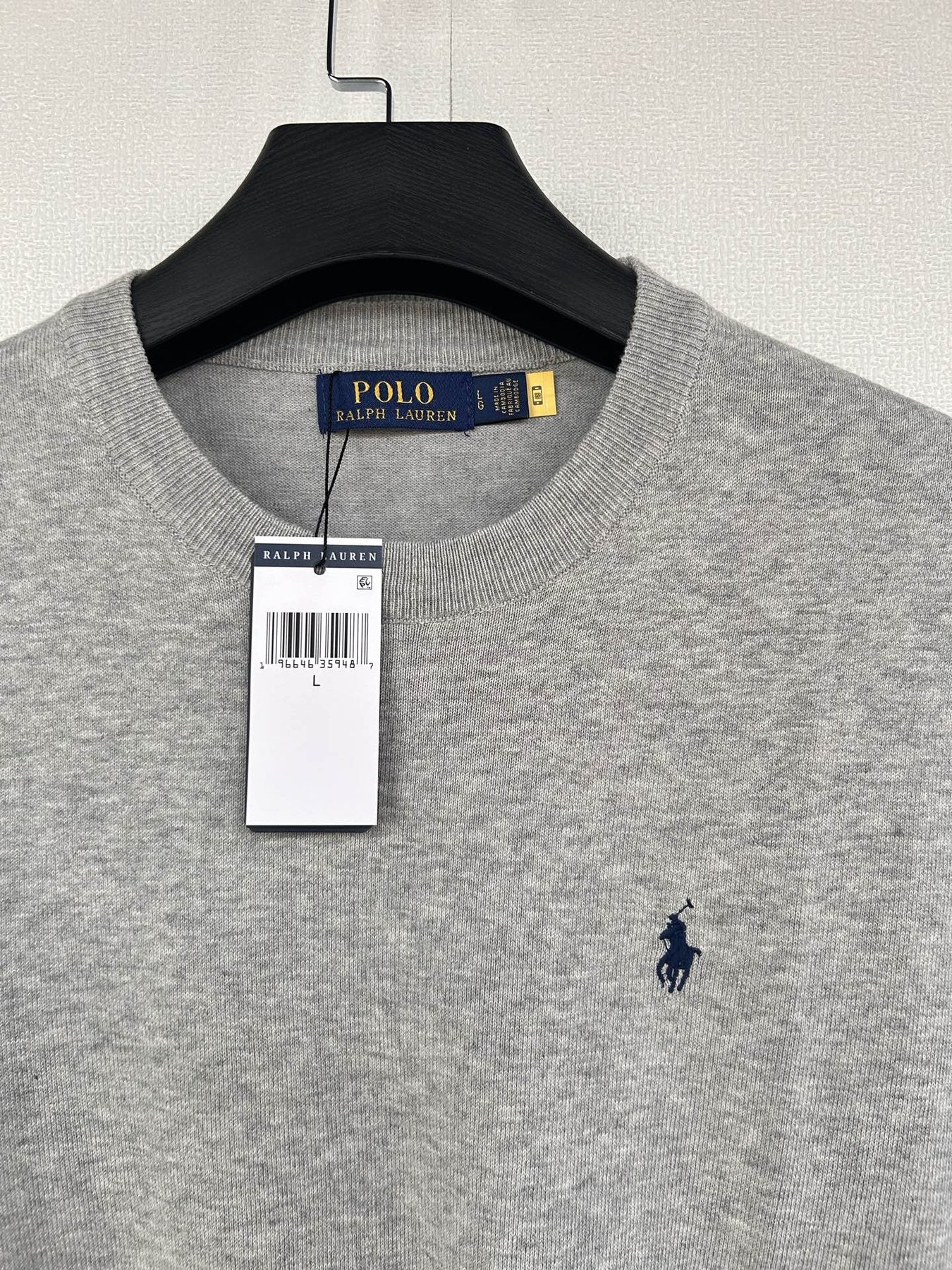 Test2-Ralph Lauren Lightweight Short-Sleeve Knit Top — detail