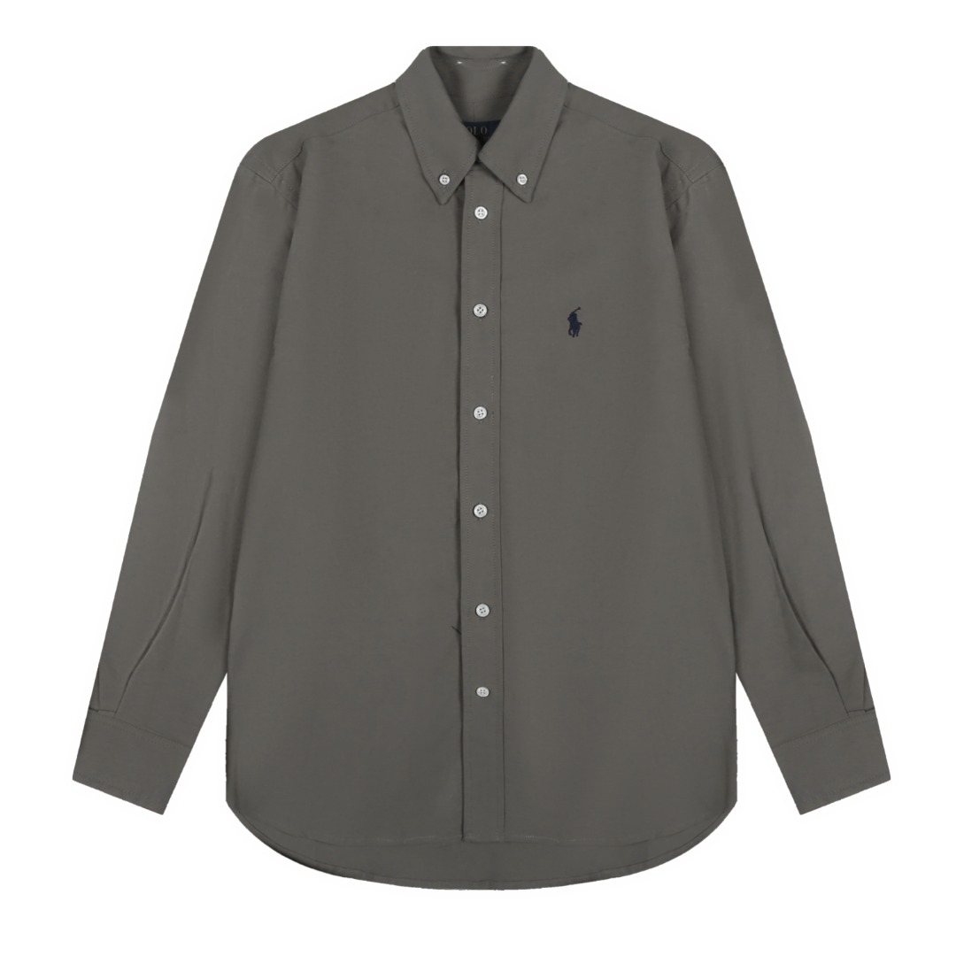 Test2-Ralph Lauren Cotton Oxford Button-Down Shirt — front